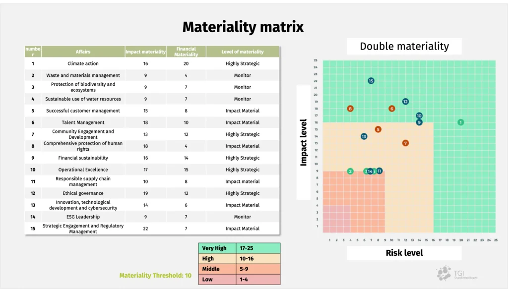 Materiality-matrix